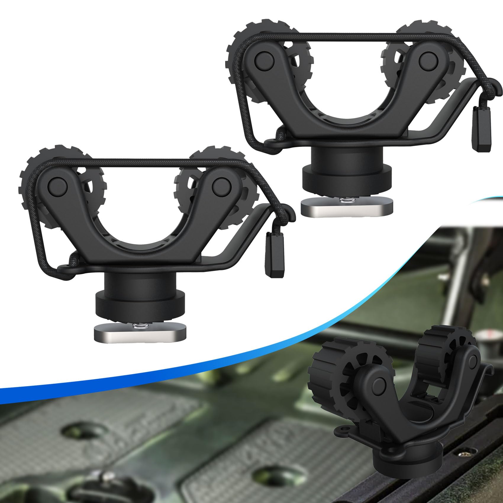 Kayak Rail Paddle Holder Kayak - Fishing Kayak Rod Holder 评论和价格