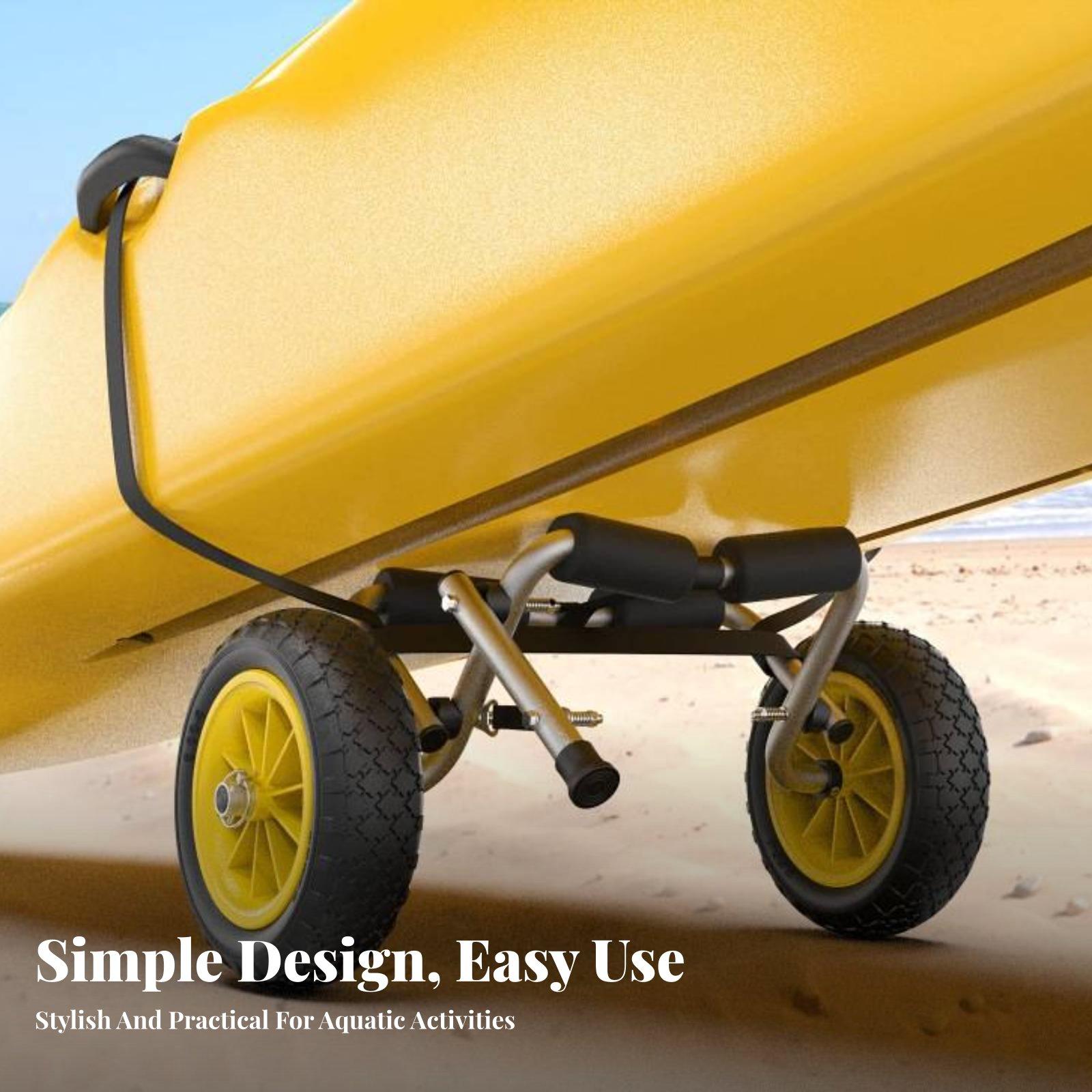 Multi Terrain Foldable Kayak C - Fishing Kayak Cart 评论和价格