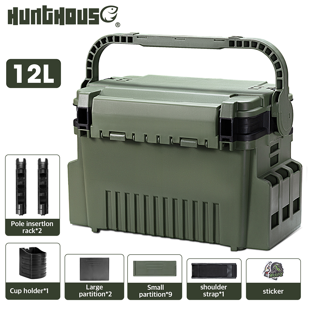 Hunthouse 12L Large Fishing Ta - Fishing Kayak Crate 评论和价格
