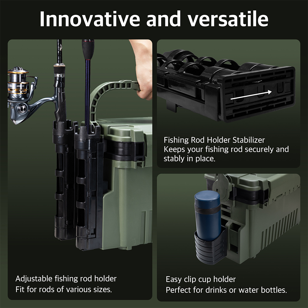 Hunthouse 12L Large Fishing Ta - Fishing Kayak Crate 评论和价格